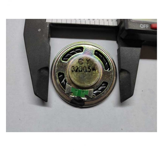 Динамік круглий металевий 40мм 50 Ом 0.5Вт