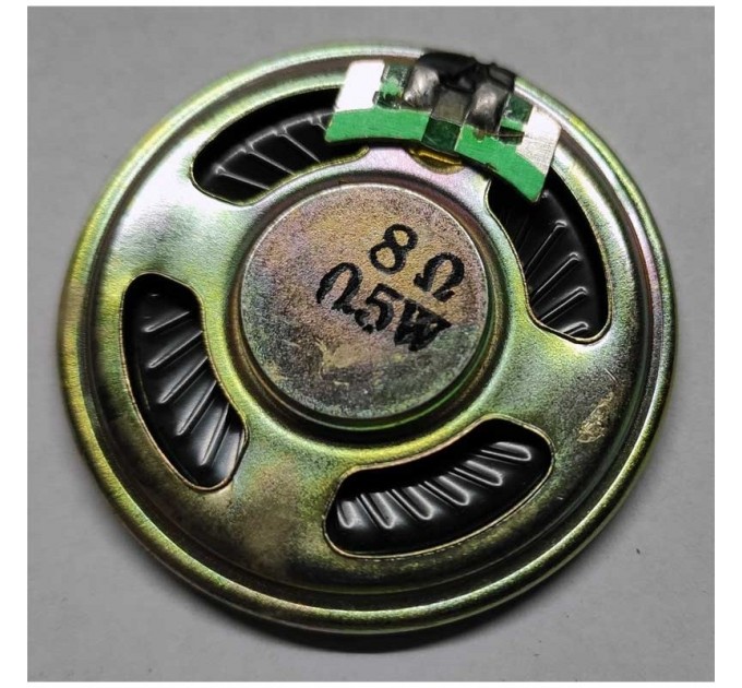 Динамік металевий 8 Ом, 0.5Вт, 36мм