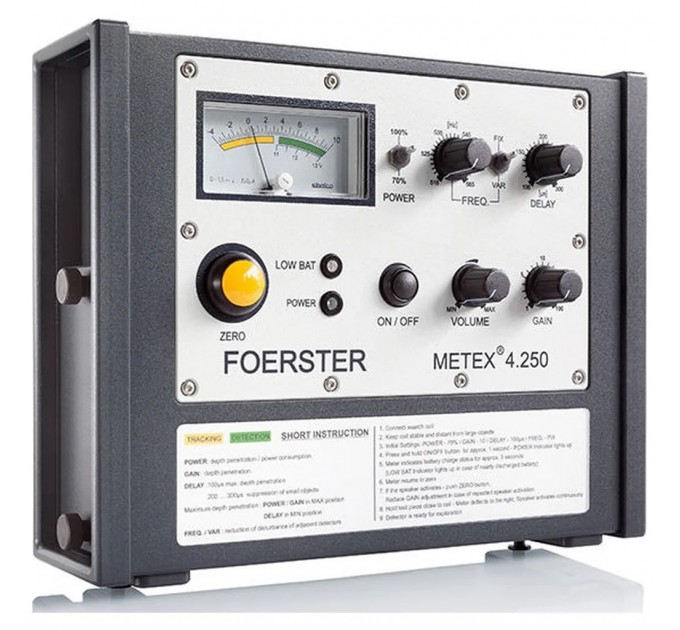 Міношукач Foerster METEX 4.250 з рамкою 1х1 м