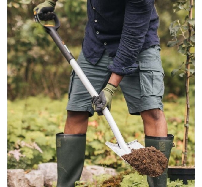 Телескопічна лопата з заокругленим лезом Fiskars Xact (1066732)