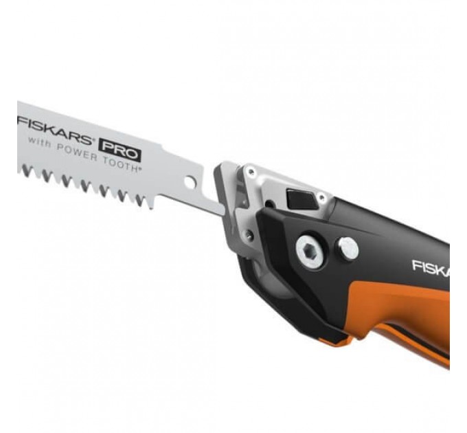 Пила універсальна складана 2 полотна (метал, дерево) Fiskars Pro PowerTooth 150 мм 13/24 TPI (1062934)