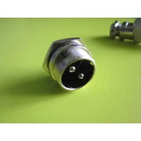 Роз'єм G16 MIC 332 M кріплення на корпус, 2 контакти