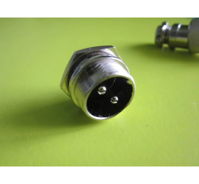 Роз'єм G16 MIC 332 M кріплення на корпус, 2 контакти