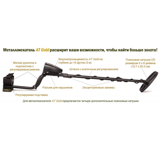 Металошукачі Garrett AT Gold