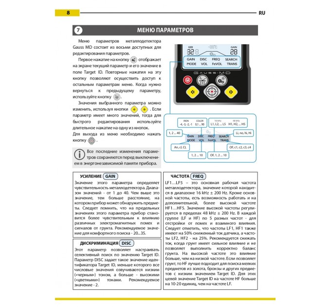 Металошукачі Gauss MD