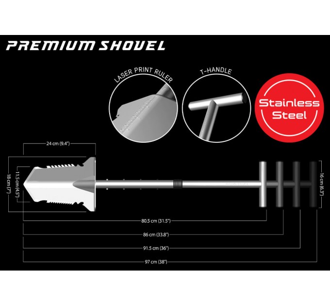 Лопата Nokta Makro - Premium Shovel