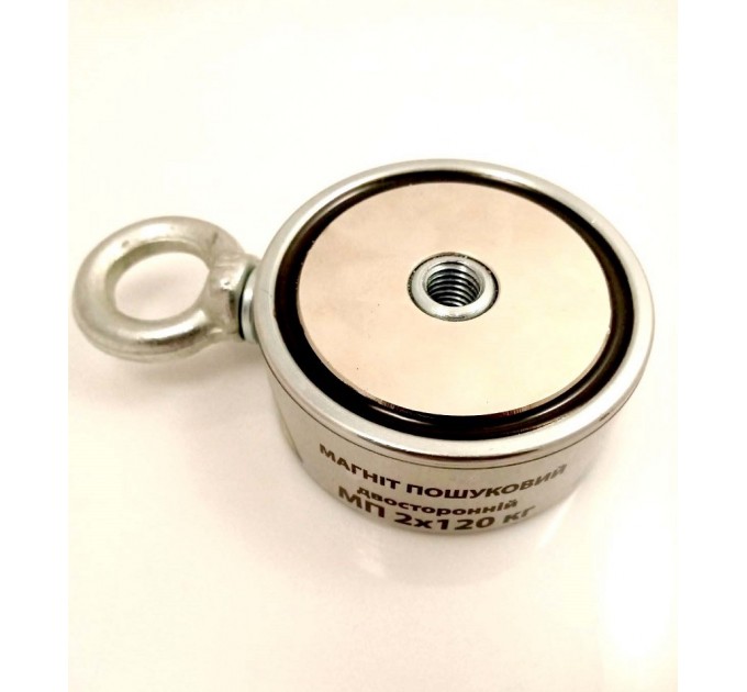 Пошуковий Магніт Магнітон Двусторонній МП120x2кг