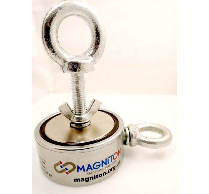 Пошуковий Магніт Магнітон Двусторонній МП120x2кг