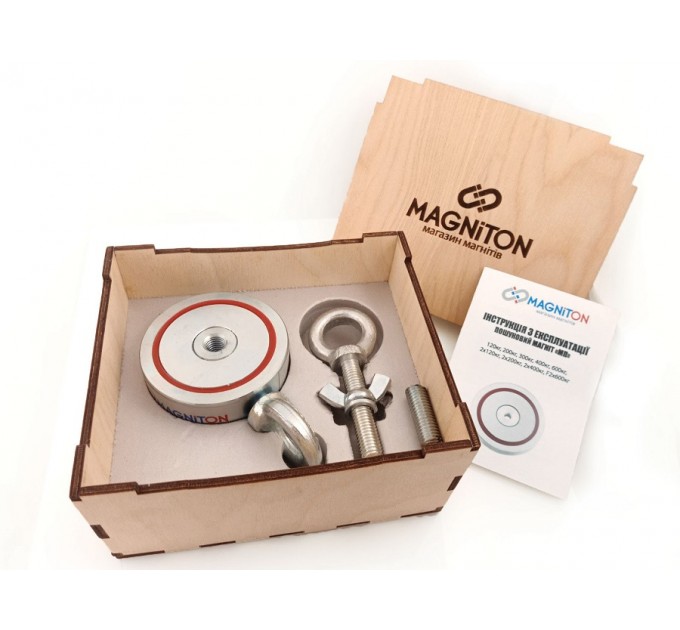 Пошуковий Магніт Магнітон Двусторонній МП120x2кг