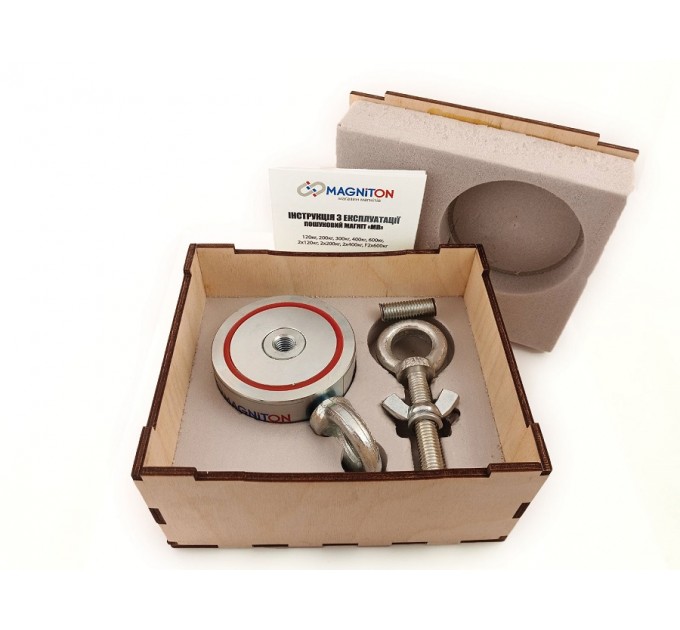 Пошуковий Магніт Магнітон Двусторонній МП120x2кг