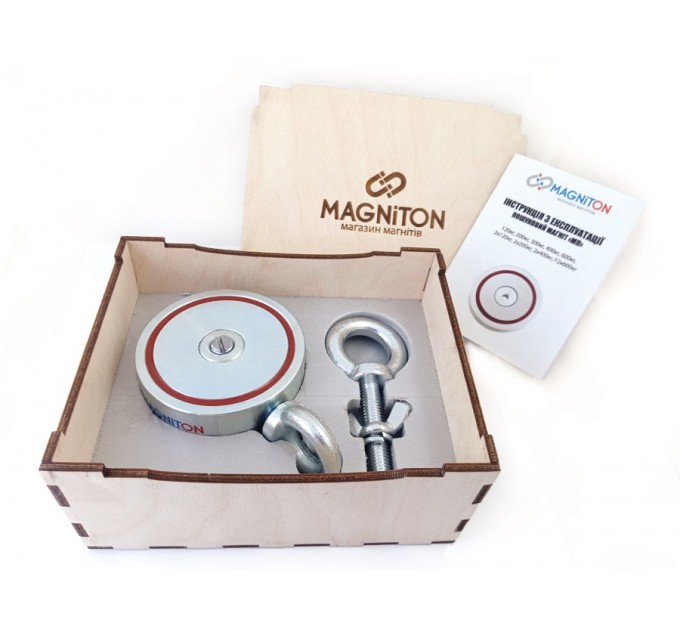 Пошуковий Магніт Магнітон Двусторонній МП200x2кг