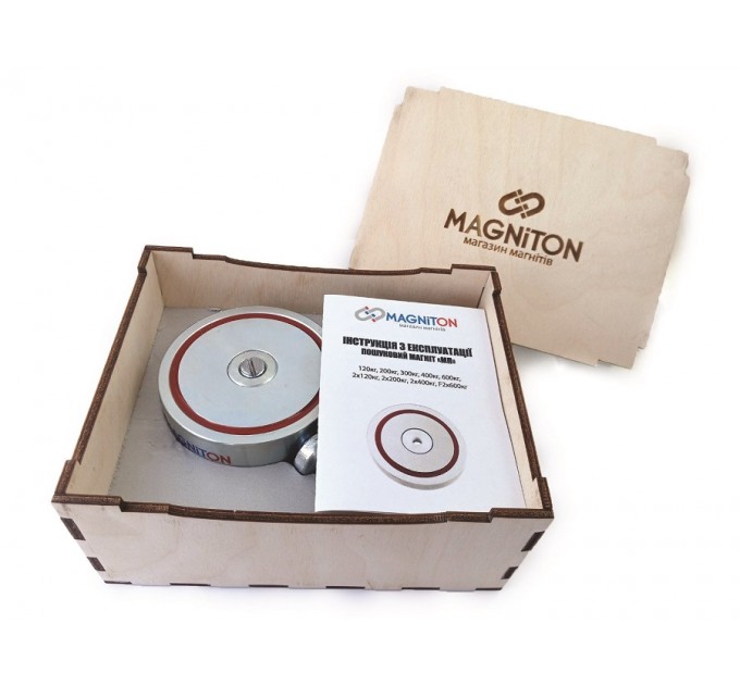 Пошуковий Магніт Магнітон Двусторонній МП200x2кг