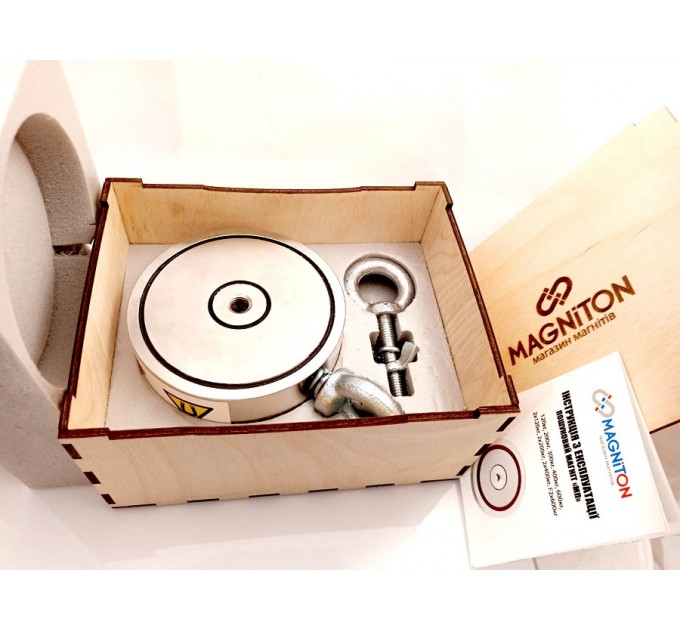 Пошуковий Магніт Магнітон Двусторонній МП400x2кг