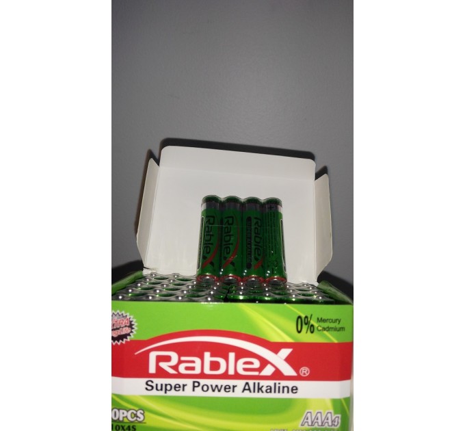 Батарейки Алкаїнові АAА LR03 Rablex