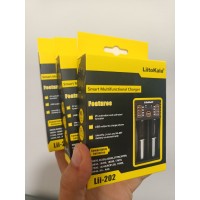 Зарядний пристрій LiitoKala Lii-202 18650, АА, ААА