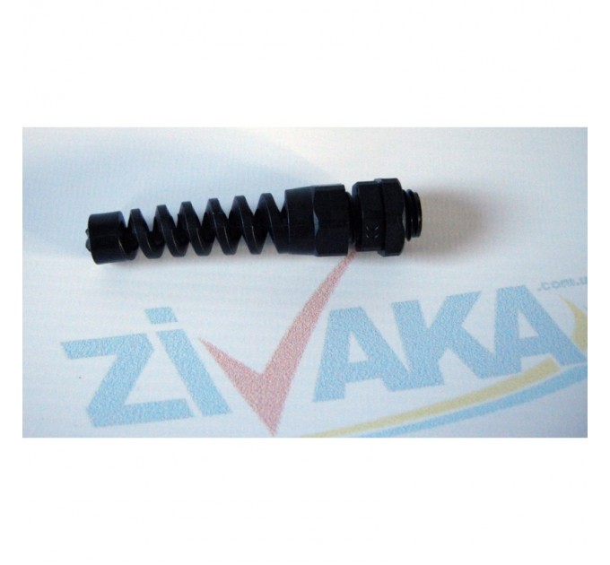 Гермоввод PG7 чорний