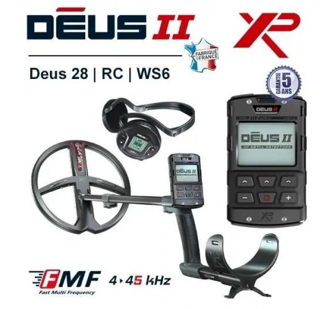 Металошукачі XP DEUS 2 28FMF RC WS6