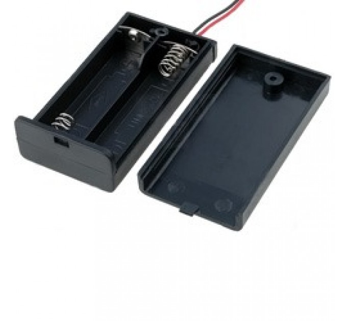 Батарейний відсік 2*AA-S з кришкою і вимикачем