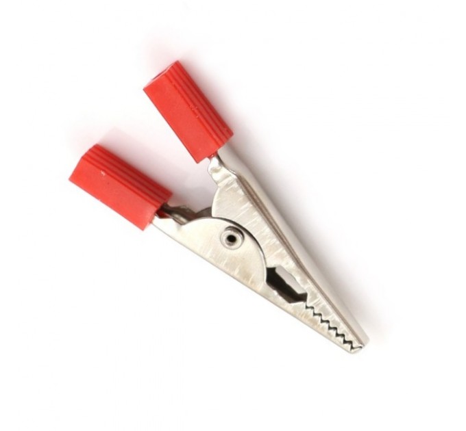 Затиск Крокодил HM-129r Червоний L52mm